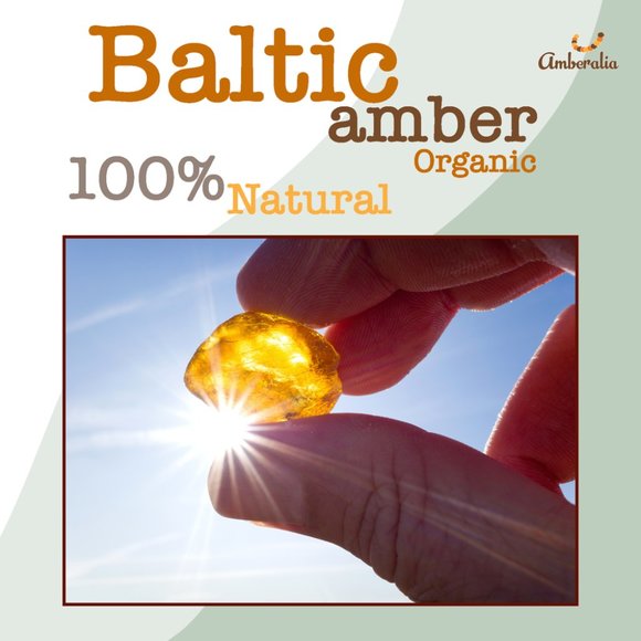 - Amberalia ADULT Baltic Amber Necklace - Polish Multicolor -17.7" (45cm) - Picture 5 of 12